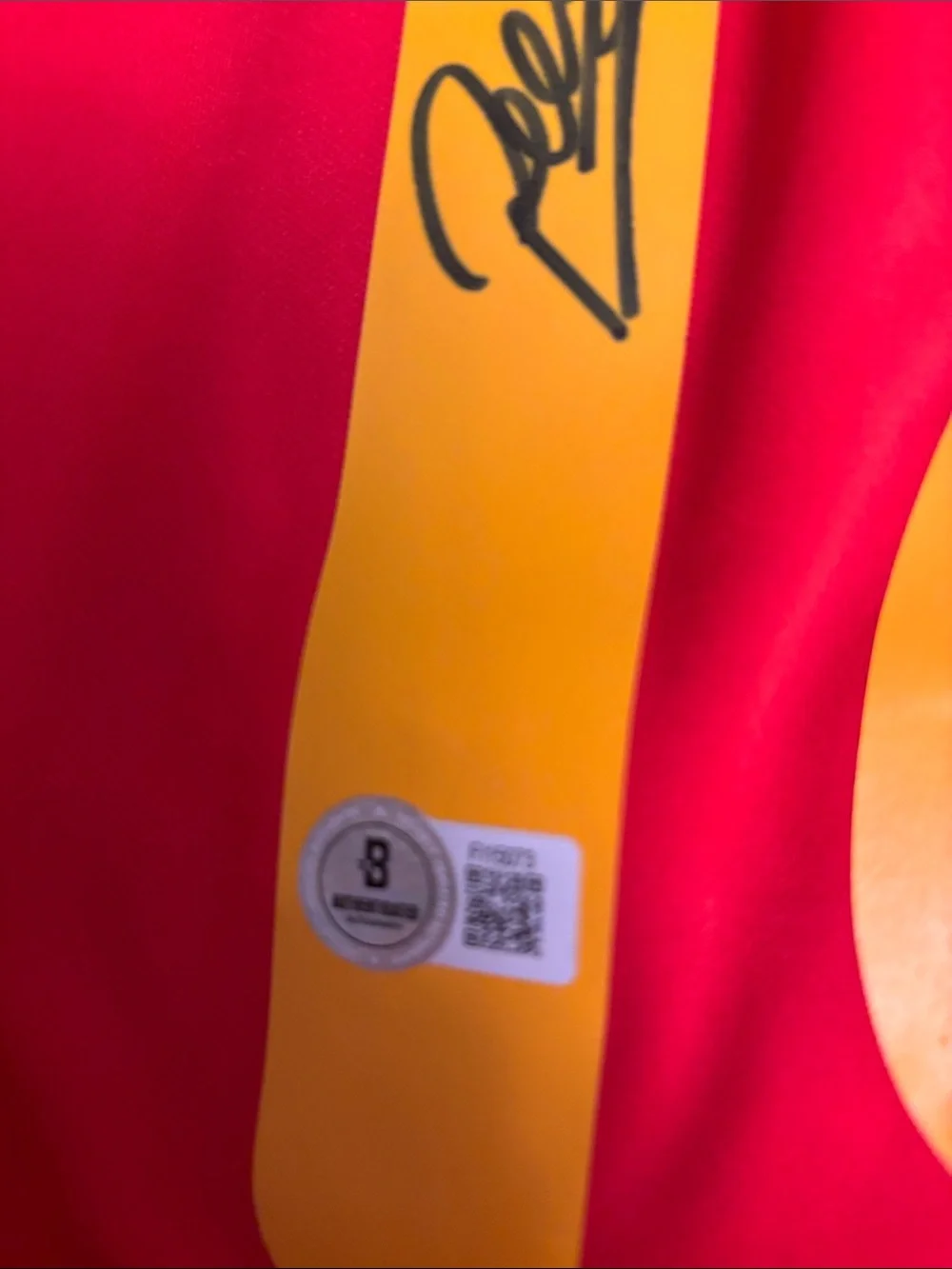 Signed Pedro adidas Red mens Spain Soccer Jersey purchased at Fanatics fest